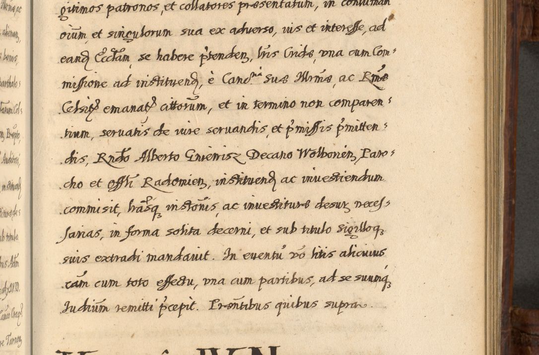 Zdjęcie nr 808 dla obiektu archiwalnego: Acta episcopalia R. D. Jacobi Zadzik, episcopi Cracoviensis et ducis Severiae annorum 1639 et 1640. Volumen II