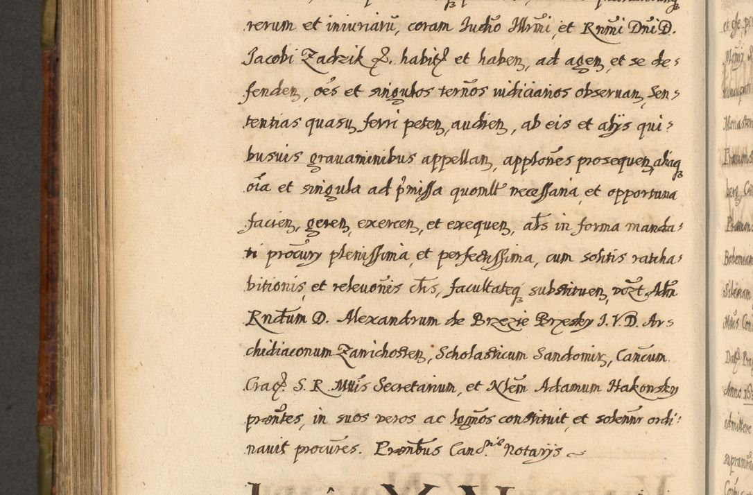 Zdjęcie nr 809 dla obiektu archiwalnego: Acta episcopalia R. D. Jacobi Zadzik, episcopi Cracoviensis et ducis Severiae annorum 1639 et 1640. Volumen II