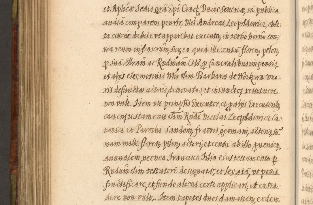 Zdjęcie nr 1005 dla obiektu archiwalnego: Acta episcopalia R. D. Jacobi Zadzik, episcopi Cracoviensis et ducis Severiae annorum 1639 et 1640. Volumen II
