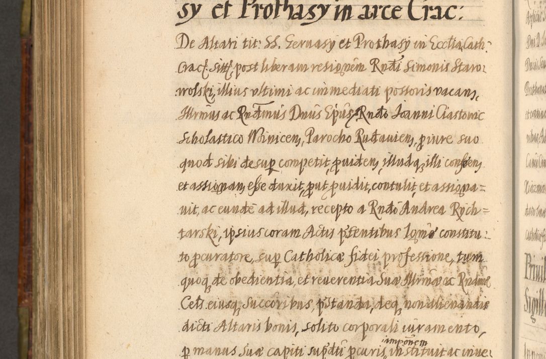 Zdjęcie nr 993 dla obiektu archiwalnego: Acta episcopalia R. D. Jacobi Zadzik, episcopi Cracoviensis et ducis Severiae annorum 1639 et 1640. Volumen II
