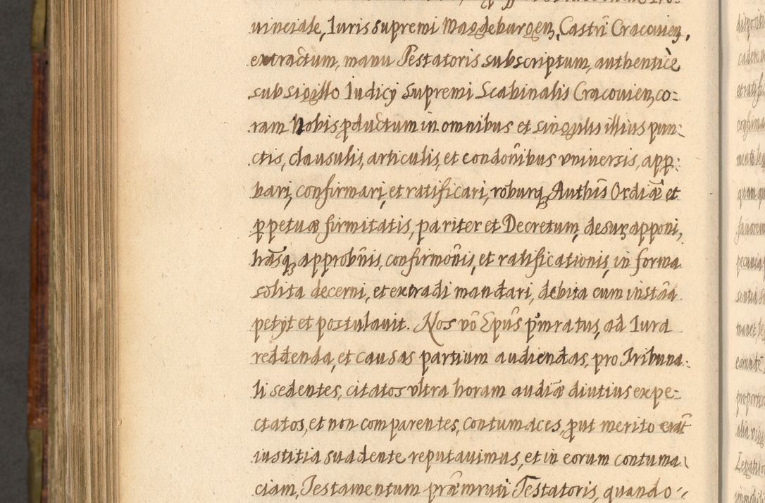 Zdjęcie nr 987 dla obiektu archiwalnego: Acta episcopalia R. D. Jacobi Zadzik, episcopi Cracoviensis et ducis Severiae annorum 1639 et 1640. Volumen II
