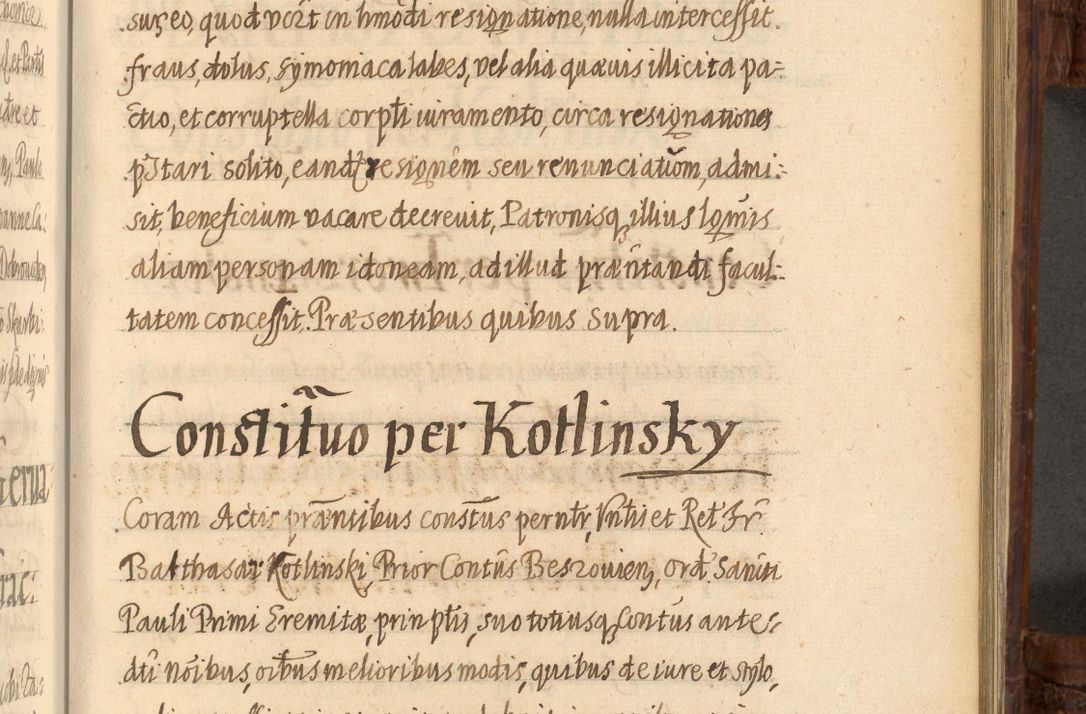 Zdjęcie nr 982 dla obiektu archiwalnego: Acta episcopalia R. D. Jacobi Zadzik, episcopi Cracoviensis et ducis Severiae annorum 1639 et 1640. Volumen II