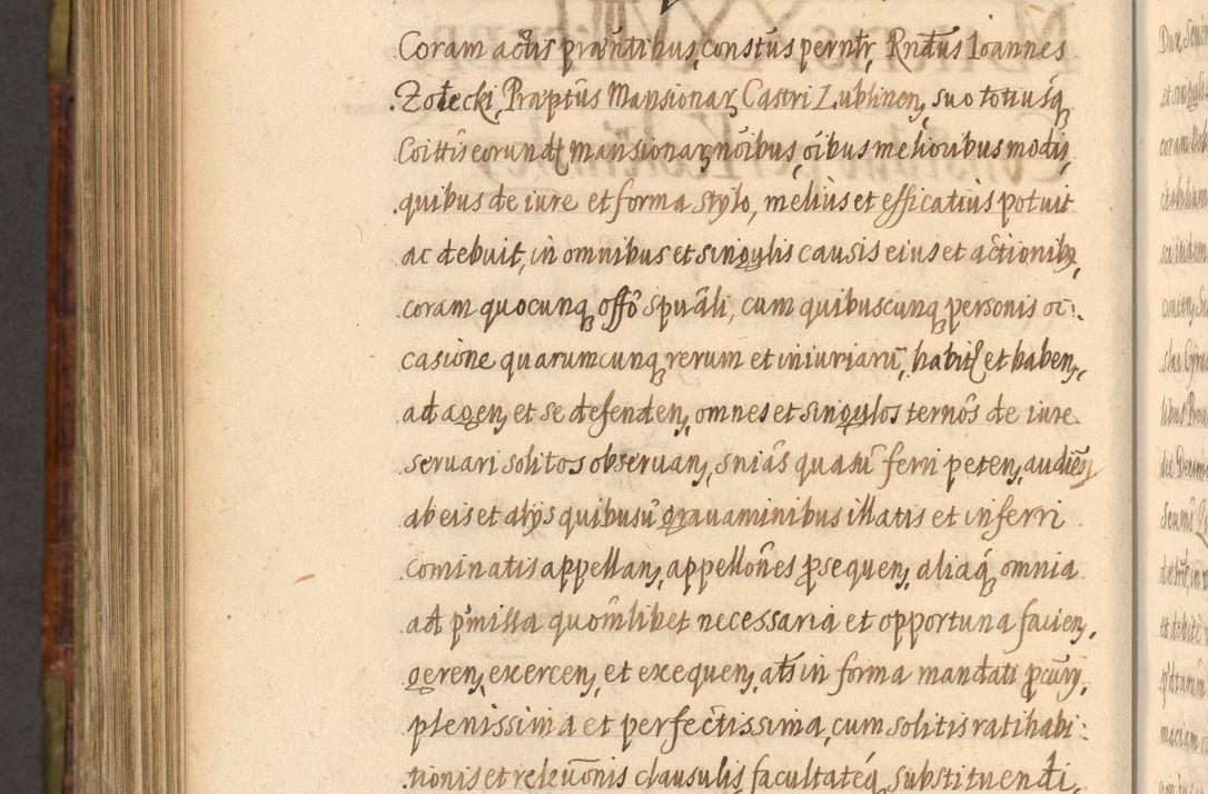 Zdjęcie nr 985 dla obiektu archiwalnego: Acta episcopalia R. D. Jacobi Zadzik, episcopi Cracoviensis et ducis Severiae annorum 1639 et 1640. Volumen II