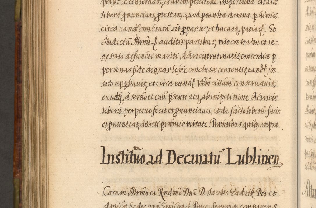 Zdjęcie nr 967 dla obiektu archiwalnego: Acta episcopalia R. D. Jacobi Zadzik, episcopi Cracoviensis et ducis Severiae annorum 1639 et 1640. Volumen II