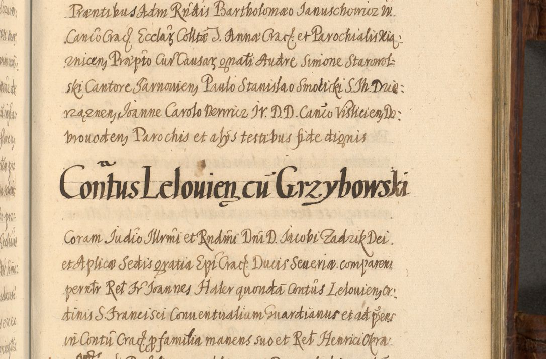 Zdjęcie nr 958 dla obiektu archiwalnego: Acta episcopalia R. D. Jacobi Zadzik, episcopi Cracoviensis et ducis Severiae annorum 1639 et 1640. Volumen II