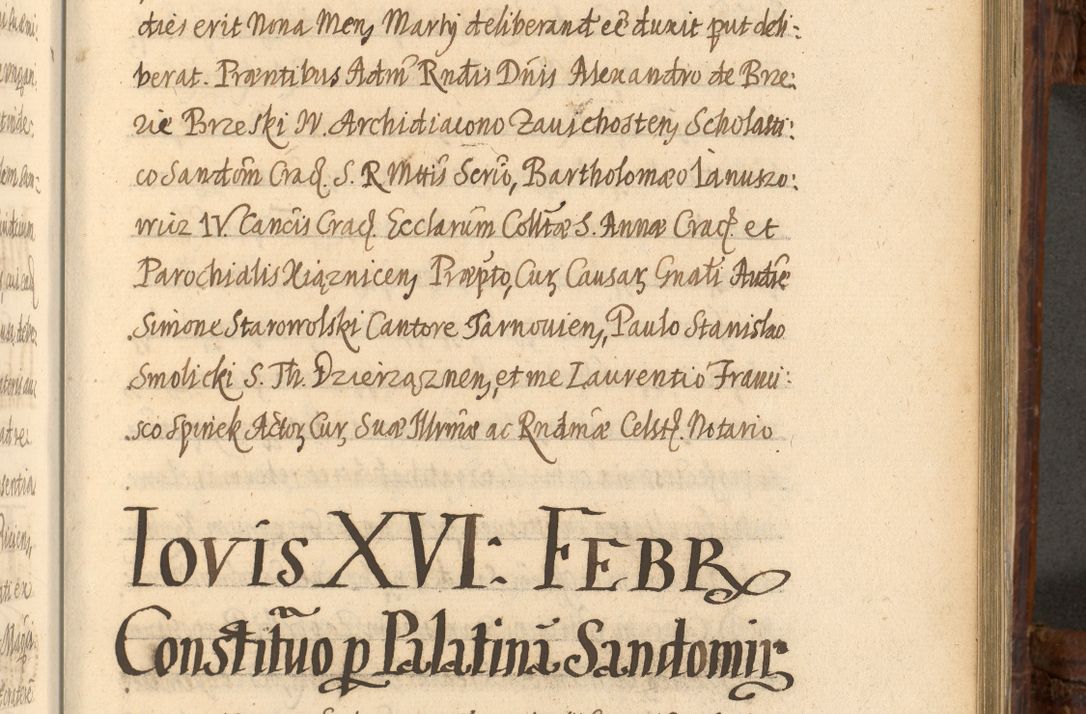 Zdjęcie nr 952 dla obiektu archiwalnego: Acta episcopalia R. D. Jacobi Zadzik, episcopi Cracoviensis et ducis Severiae annorum 1639 et 1640. Volumen II