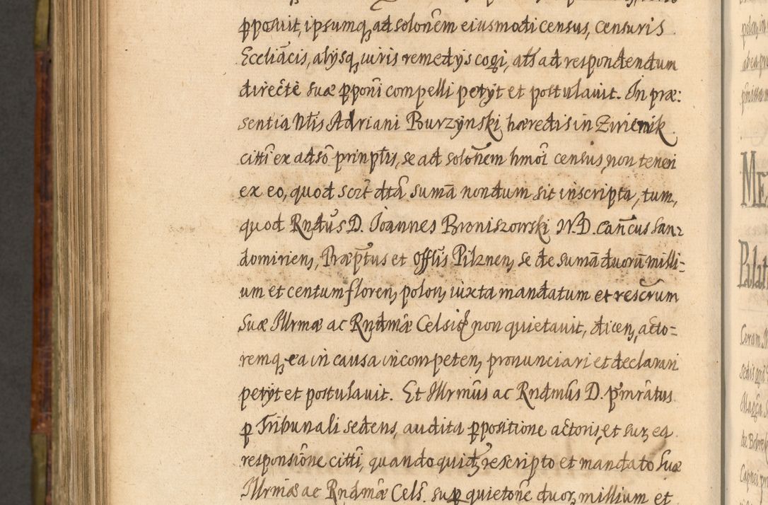 Zdjęcie nr 949 dla obiektu archiwalnego: Acta episcopalia R. D. Jacobi Zadzik, episcopi Cracoviensis et ducis Severiae annorum 1639 et 1640. Volumen II