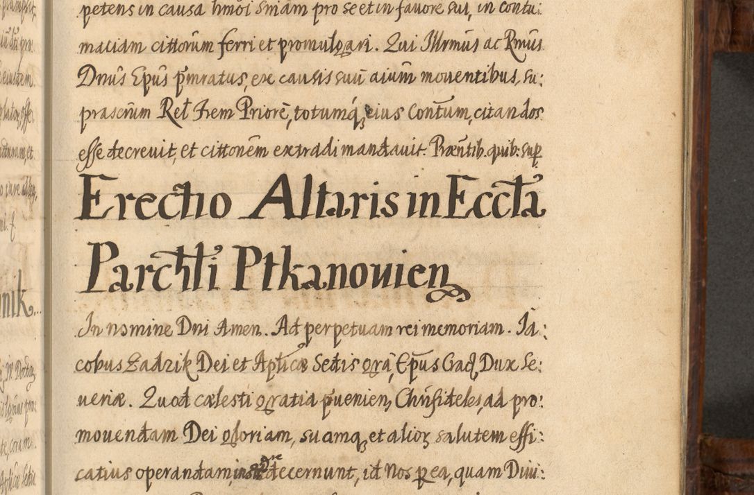 Zdjęcie nr 932 dla obiektu archiwalnego: Acta episcopalia R. D. Jacobi Zadzik, episcopi Cracoviensis et ducis Severiae annorum 1639 et 1640. Volumen II