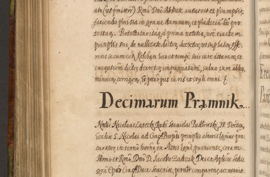Zdjęcie nr 931 dla obiektu archiwalnego: Acta episcopalia R. D. Jacobi Zadzik, episcopi Cracoviensis et ducis Severiae annorum 1639 et 1640. Volumen II