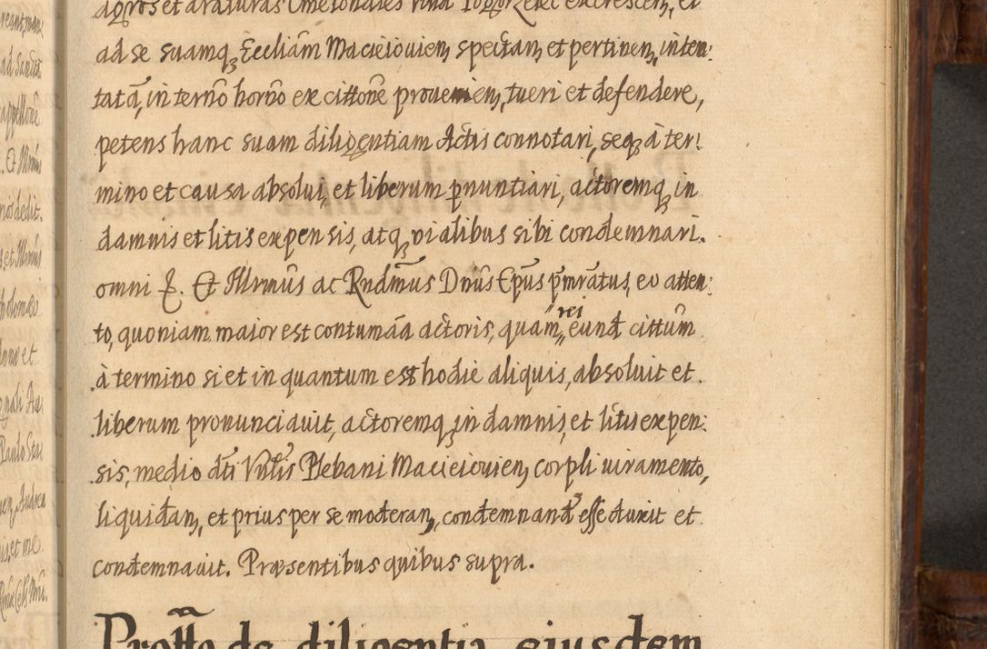 Zdjęcie nr 926 dla obiektu archiwalnego: Acta episcopalia R. D. Jacobi Zadzik, episcopi Cracoviensis et ducis Severiae annorum 1639 et 1640. Volumen II