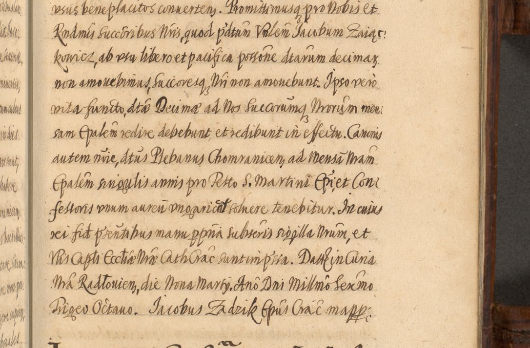 Zdjęcie nr 914 dla obiektu archiwalnego: Acta episcopalia R. D. Jacobi Zadzik, episcopi Cracoviensis et ducis Severiae annorum 1639 et 1640. Volumen II