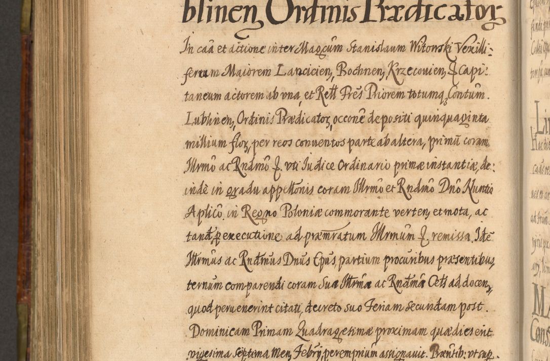 Zdjęcie nr 901 dla obiektu archiwalnego: Acta episcopalia R. D. Jacobi Zadzik, episcopi Cracoviensis et ducis Severiae annorum 1639 et 1640. Volumen II