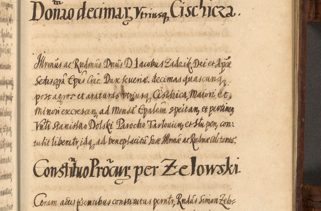 Zdjęcie nr 890 dla obiektu archiwalnego: Acta episcopalia R. D. Jacobi Zadzik, episcopi Cracoviensis et ducis Severiae annorum 1639 et 1640. Volumen II