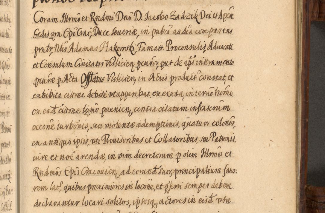 Zdjęcie nr 882 dla obiektu archiwalnego: Acta episcopalia R. D. Jacobi Zadzik, episcopi Cracoviensis et ducis Severiae annorum 1639 et 1640. Volumen II