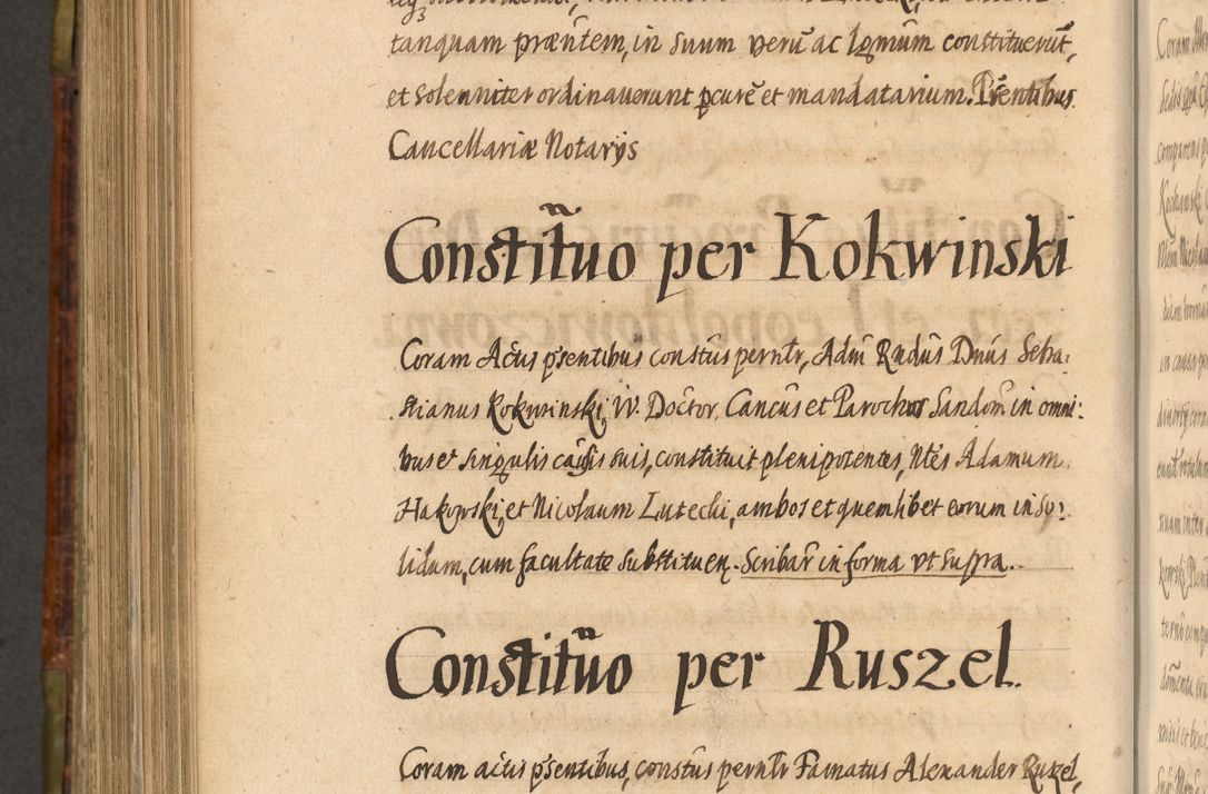 Zdjęcie nr 877 dla obiektu archiwalnego: Acta episcopalia R. D. Jacobi Zadzik, episcopi Cracoviensis et ducis Severiae annorum 1639 et 1640. Volumen II