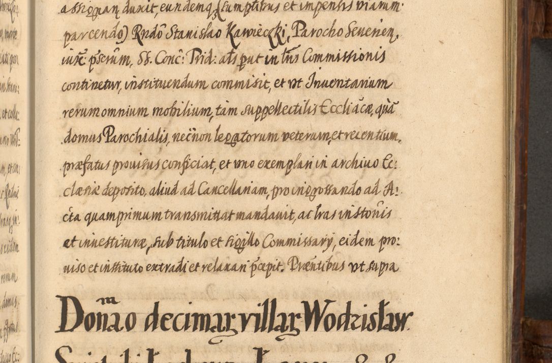 Zdjęcie nr 874 dla obiektu archiwalnego: Acta episcopalia R. D. Jacobi Zadzik, episcopi Cracoviensis et ducis Severiae annorum 1639 et 1640. Volumen II