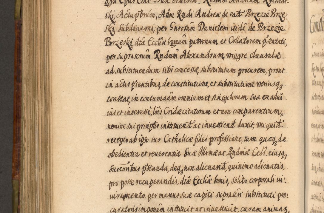 Zdjęcie nr 871 dla obiektu archiwalnego: Acta episcopalia R. D. Jacobi Zadzik, episcopi Cracoviensis et ducis Severiae annorum 1639 et 1640. Volumen II
