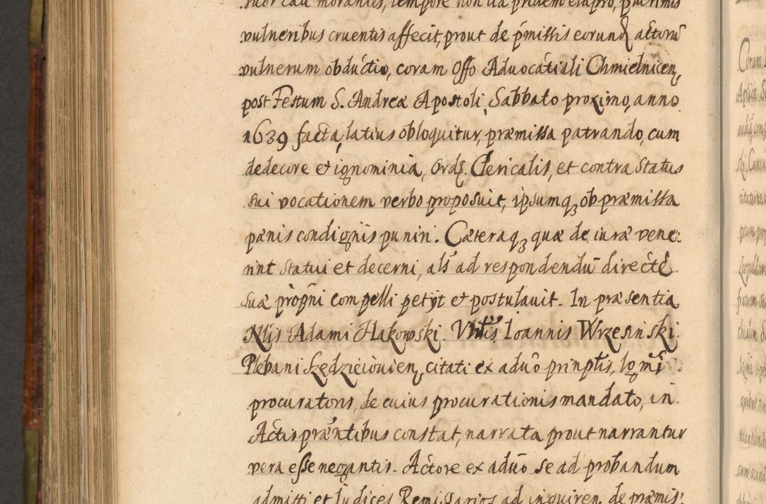 Zdjęcie nr 861 dla obiektu archiwalnego: Acta episcopalia R. D. Jacobi Zadzik, episcopi Cracoviensis et ducis Severiae annorum 1639 et 1640. Volumen II