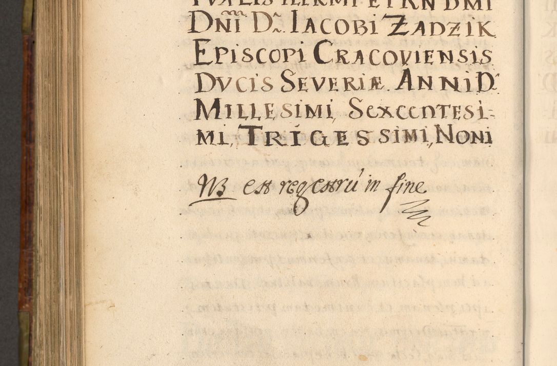 Zdjęcie nr 851 dla obiektu archiwalnego: Acta episcopalia R. D. Jacobi Zadzik, episcopi Cracoviensis et ducis Severiae annorum 1639 et 1640. Volumen II