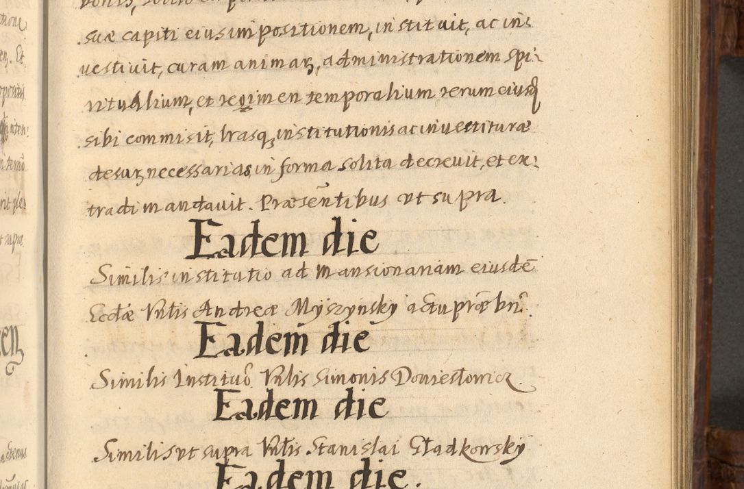 Zdjęcie nr 838 dla obiektu archiwalnego: Acta episcopalia R. D. Jacobi Zadzik, episcopi Cracoviensis et ducis Severiae annorum 1639 et 1640. Volumen II
