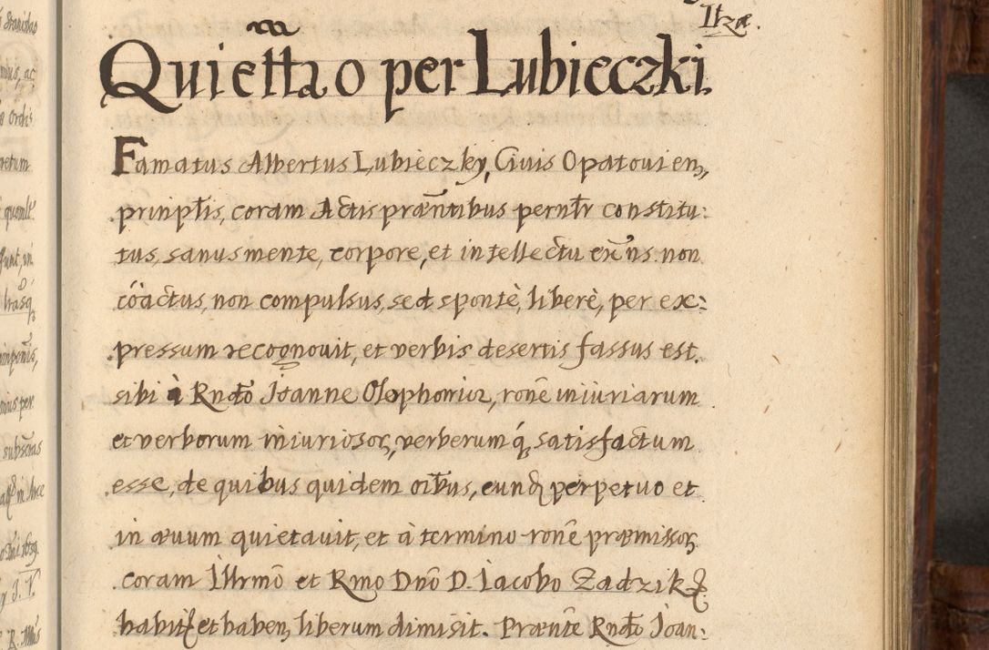 Zdjęcie nr 832 dla obiektu archiwalnego: Acta episcopalia R. D. Jacobi Zadzik, episcopi Cracoviensis et ducis Severiae annorum 1639 et 1640. Volumen II