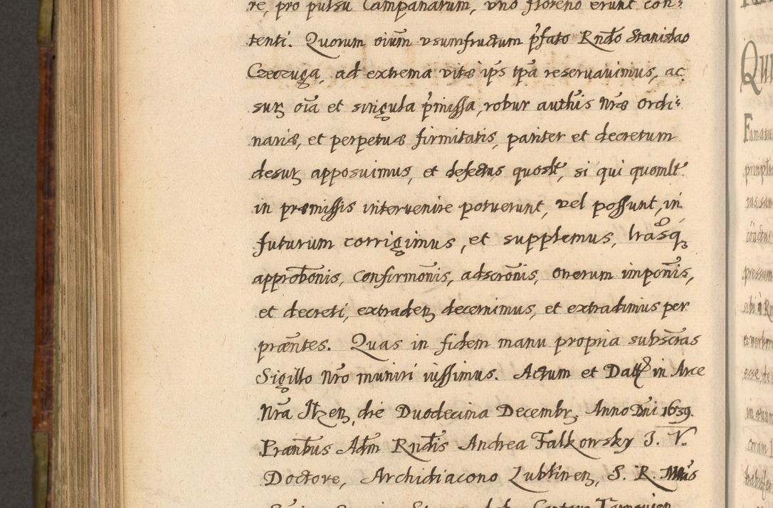 Zdjęcie nr 831 dla obiektu archiwalnego: Acta episcopalia R. D. Jacobi Zadzik, episcopi Cracoviensis et ducis Severiae annorum 1639 et 1640. Volumen II