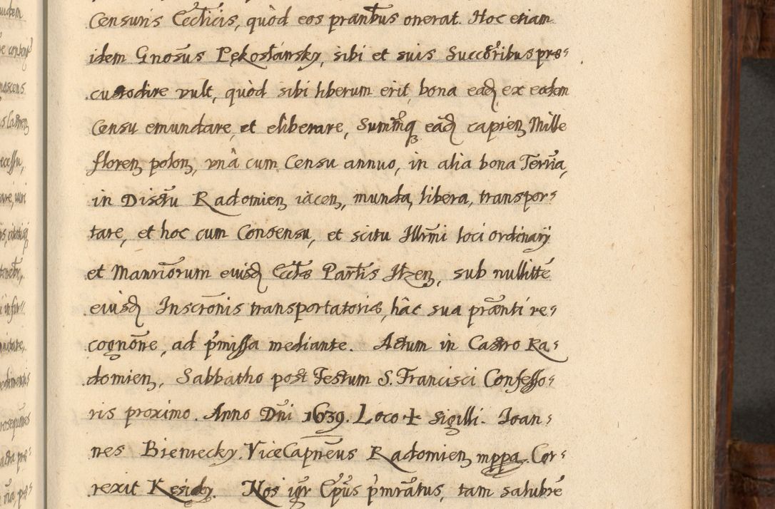 Zdjęcie nr 828 dla obiektu archiwalnego: Acta episcopalia R. D. Jacobi Zadzik, episcopi Cracoviensis et ducis Severiae annorum 1639 et 1640. Volumen II