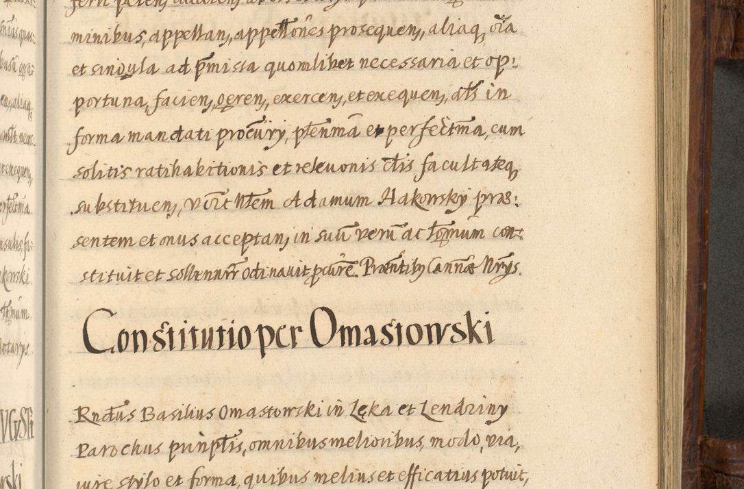Zdjęcie nr 1191 dla obiektu archiwalnego: Acta episcopalia R. D. Jacobi Zadzik, episcopi Cracoviensis et ducis Severiae annorum 1639 et 1640. Volumen II