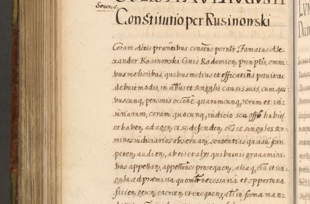 Zdjęcie nr 1192 dla obiektu archiwalnego: Acta episcopalia R. D. Jacobi Zadzik, episcopi Cracoviensis et ducis Severiae annorum 1639 et 1640. Volumen II