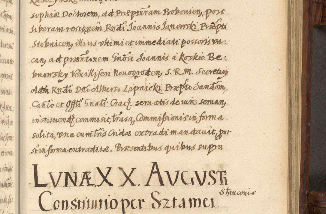 Zdjęcie nr 1189 dla obiektu archiwalnego: Acta episcopalia R. D. Jacobi Zadzik, episcopi Cracoviensis et ducis Severiae annorum 1639 et 1640. Volumen II