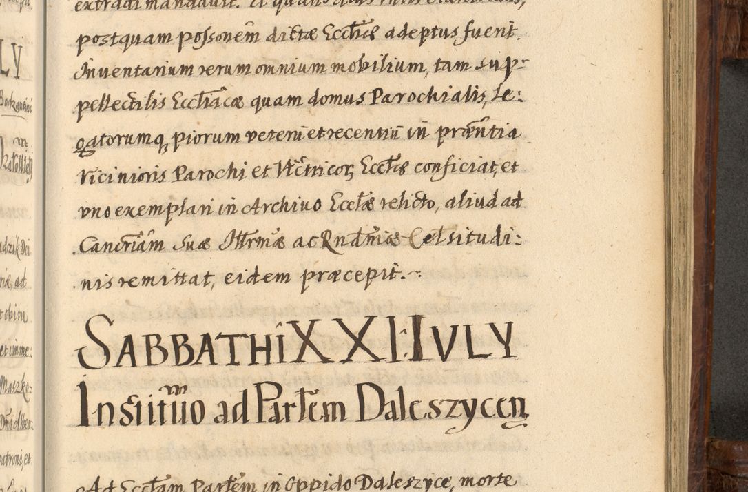 Zdjęcie nr 1183 dla obiektu archiwalnego: Acta episcopalia R. D. Jacobi Zadzik, episcopi Cracoviensis et ducis Severiae annorum 1639 et 1640. Volumen II