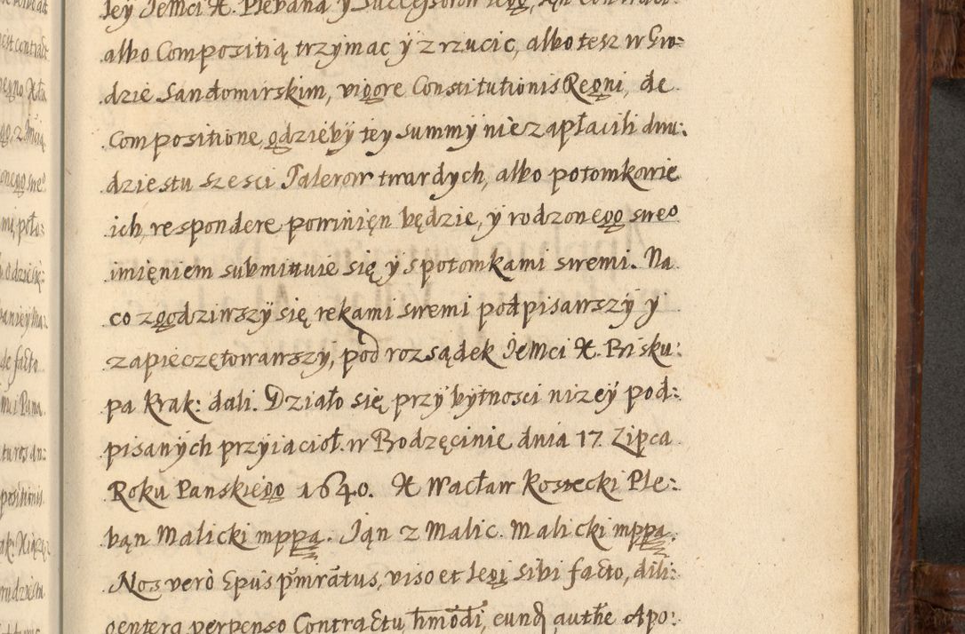 Zdjęcie nr 1169 dla obiektu archiwalnego: Acta episcopalia R. D. Jacobi Zadzik, episcopi Cracoviensis et ducis Severiae annorum 1639 et 1640. Volumen II