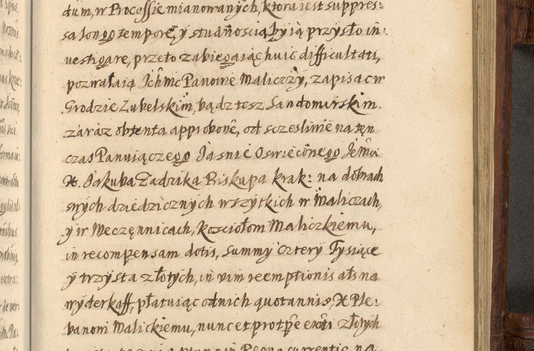 Zdjęcie nr 1163 dla obiektu archiwalnego: Acta episcopalia R. D. Jacobi Zadzik, episcopi Cracoviensis et ducis Severiae annorum 1639 et 1640. Volumen II