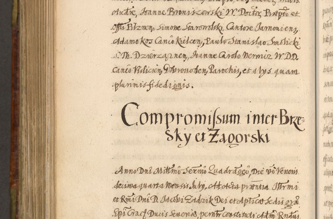 Zdjęcie nr 1158 dla obiektu archiwalnego: Acta episcopalia R. D. Jacobi Zadzik, episcopi Cracoviensis et ducis Severiae annorum 1639 et 1640. Volumen II