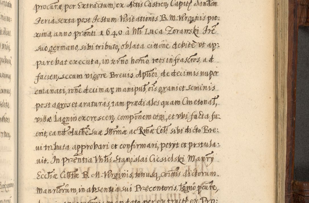 Zdjęcie nr 1155 dla obiektu archiwalnego: Acta episcopalia R. D. Jacobi Zadzik, episcopi Cracoviensis et ducis Severiae annorum 1639 et 1640. Volumen II