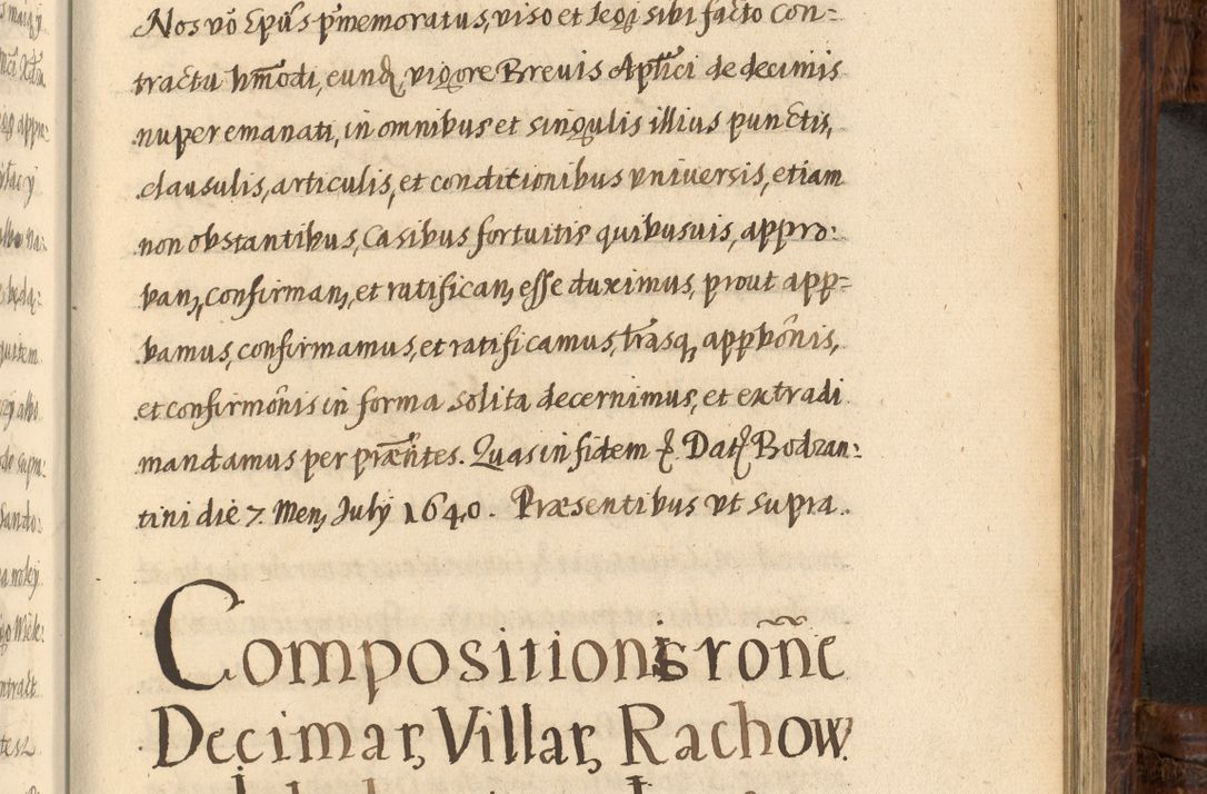 Zdjęcie nr 1145 dla obiektu archiwalnego: Acta episcopalia R. D. Jacobi Zadzik, episcopi Cracoviensis et ducis Severiae annorum 1639 et 1640. Volumen II