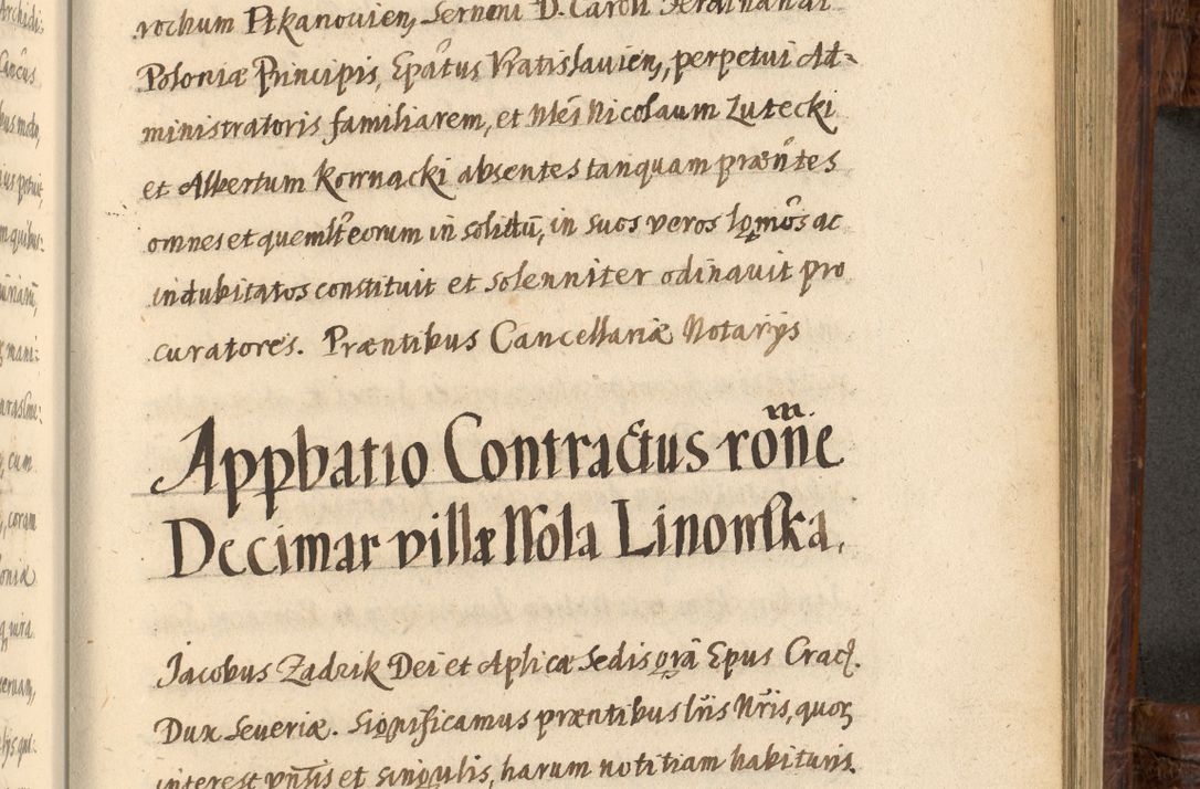 Zdjęcie nr 1139 dla obiektu archiwalnego: Acta episcopalia R. D. Jacobi Zadzik, episcopi Cracoviensis et ducis Severiae annorum 1639 et 1640. Volumen II