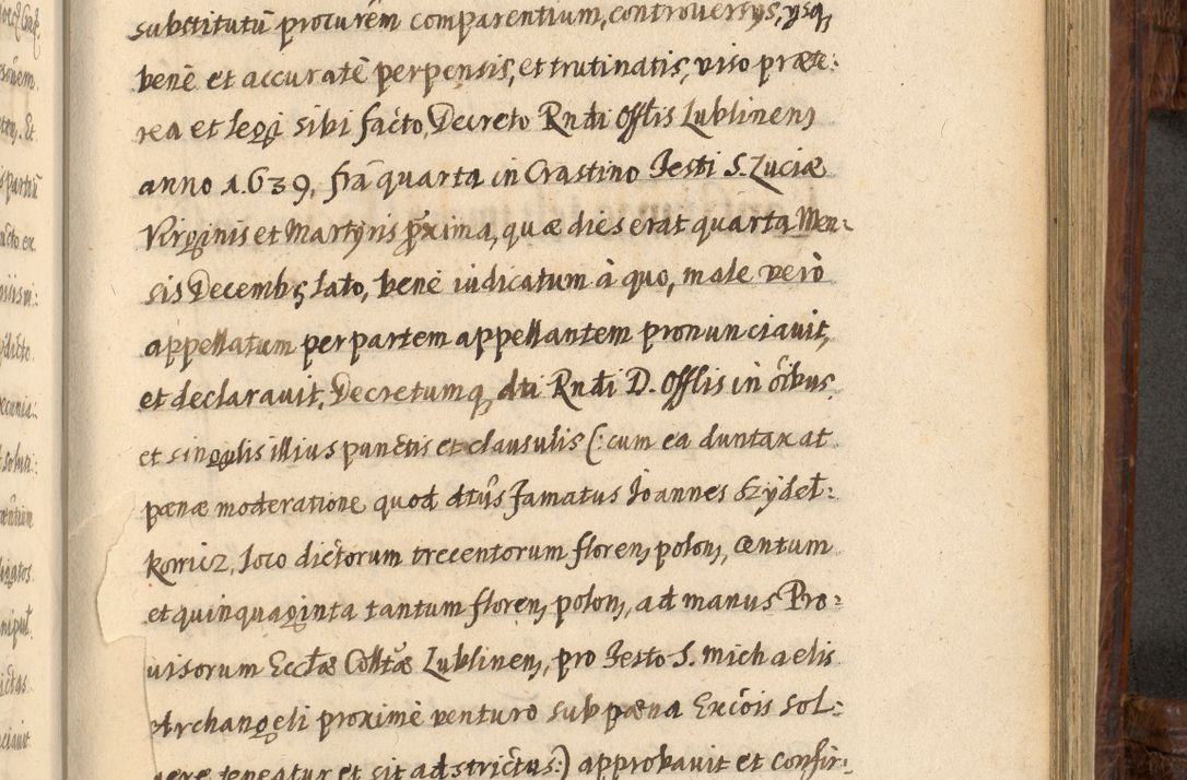 Zdjęcie nr 1129 dla obiektu archiwalnego: Acta episcopalia R. D. Jacobi Zadzik, episcopi Cracoviensis et ducis Severiae annorum 1639 et 1640. Volumen II