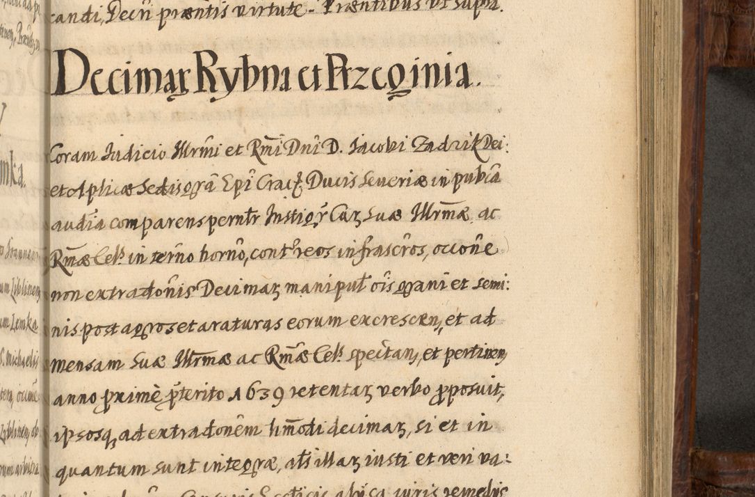 Zdjęcie nr 1127 dla obiektu archiwalnego: Acta episcopalia R. D. Jacobi Zadzik, episcopi Cracoviensis et ducis Severiae annorum 1639 et 1640. Volumen II