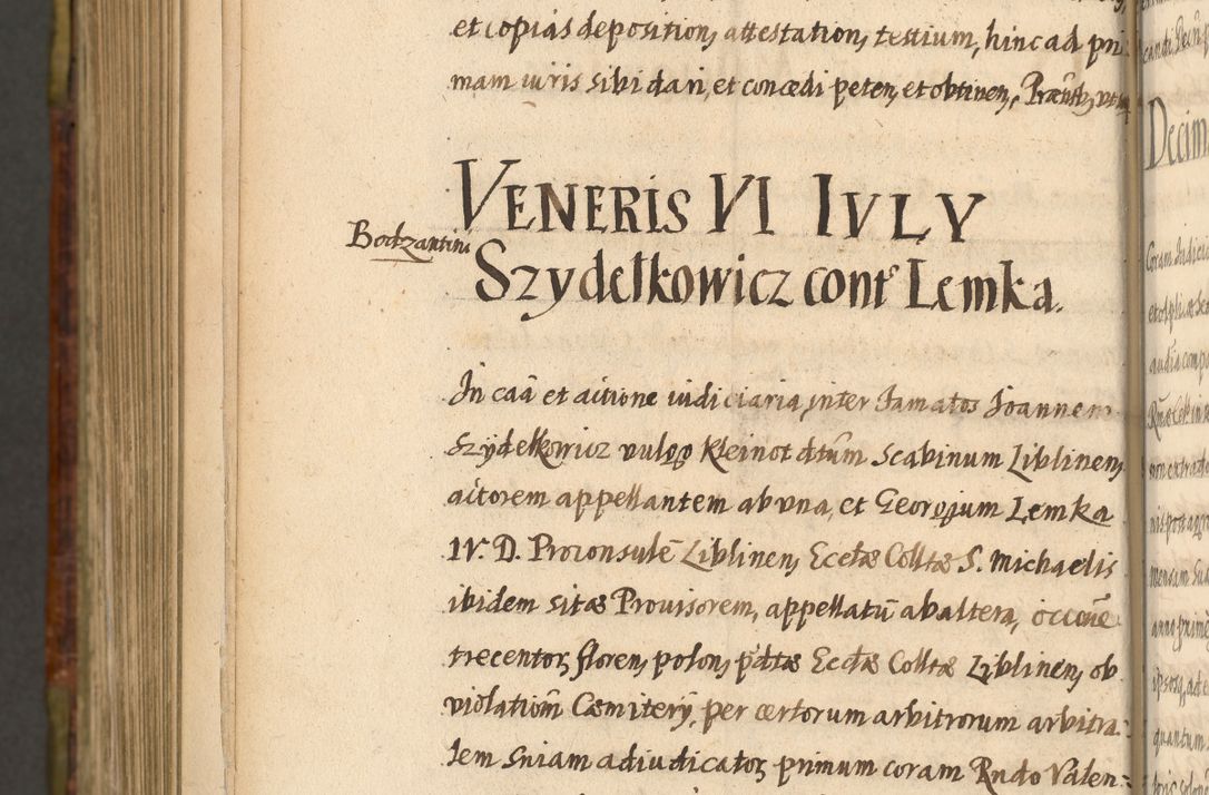 Zdjęcie nr 1126 dla obiektu archiwalnego: Acta episcopalia R. D. Jacobi Zadzik, episcopi Cracoviensis et ducis Severiae annorum 1639 et 1640. Volumen II