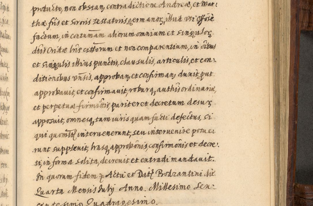 Zdjęcie nr 1117 dla obiektu archiwalnego: Acta episcopalia R. D. Jacobi Zadzik, episcopi Cracoviensis et ducis Severiae annorum 1639 et 1640. Volumen II