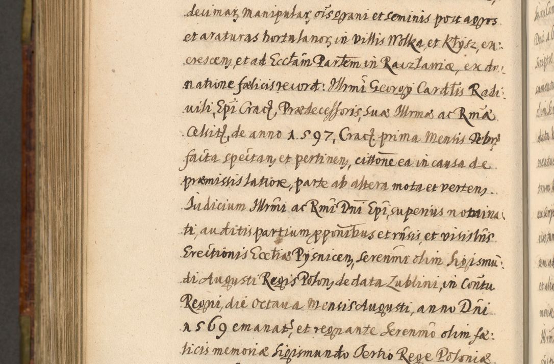 Zdjęcie nr 1118 dla obiektu archiwalnego: Acta episcopalia R. D. Jacobi Zadzik, episcopi Cracoviensis et ducis Severiae annorum 1639 et 1640. Volumen II