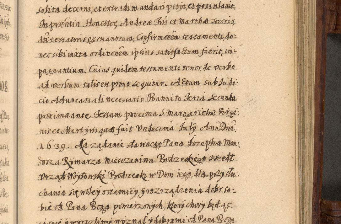Zdjęcie nr 1113 dla obiektu archiwalnego: Acta episcopalia R. D. Jacobi Zadzik, episcopi Cracoviensis et ducis Severiae annorum 1639 et 1640. Volumen II