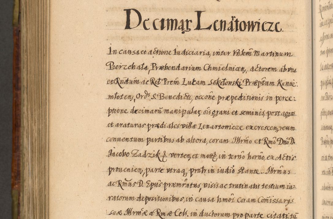 Zdjęcie nr 1110 dla obiektu archiwalnego: Acta episcopalia R. D. Jacobi Zadzik, episcopi Cracoviensis et ducis Severiae annorum 1639 et 1640. Volumen II