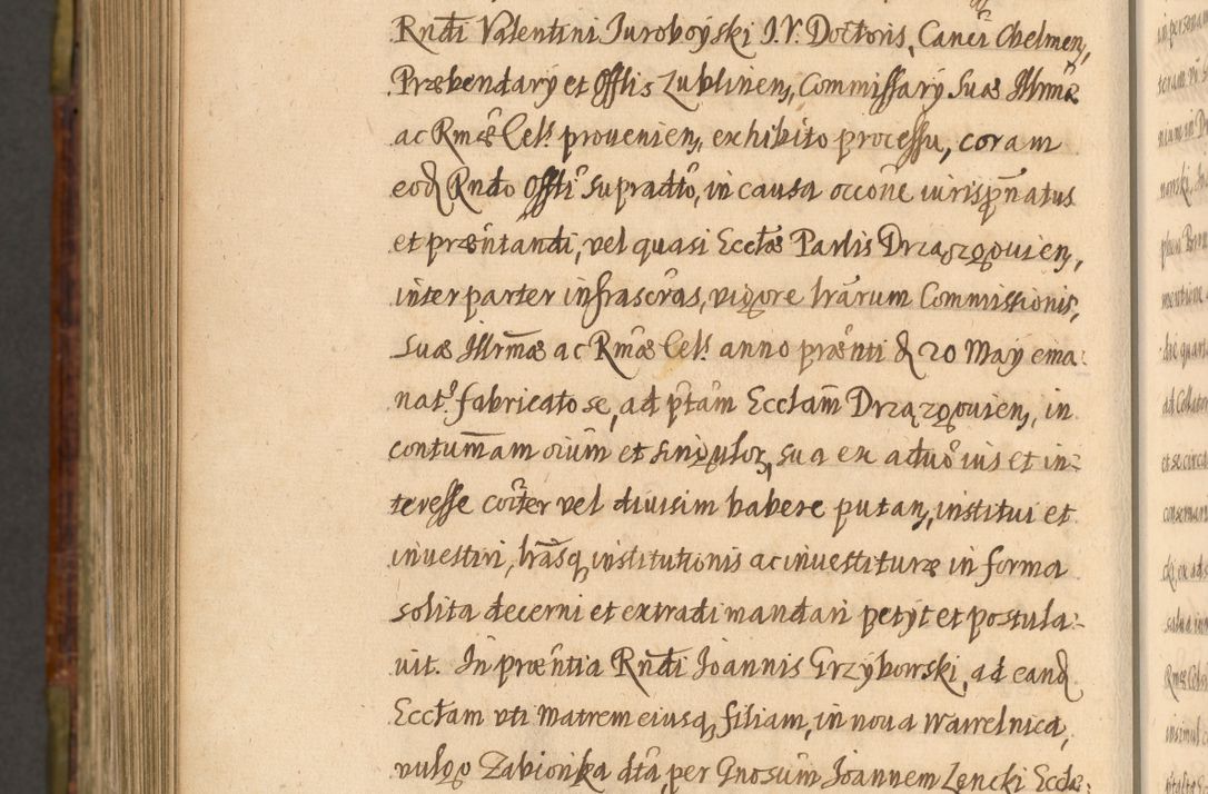 Zdjęcie nr 1106 dla obiektu archiwalnego: Acta episcopalia R. D. Jacobi Zadzik, episcopi Cracoviensis et ducis Severiae annorum 1639 et 1640. Volumen II
