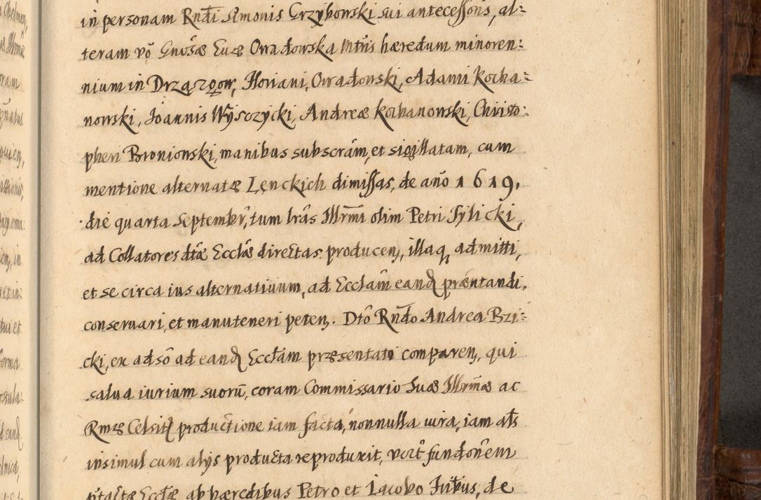 Zdjęcie nr 1107 dla obiektu archiwalnego: Acta episcopalia R. D. Jacobi Zadzik, episcopi Cracoviensis et ducis Severiae annorum 1639 et 1640. Volumen II