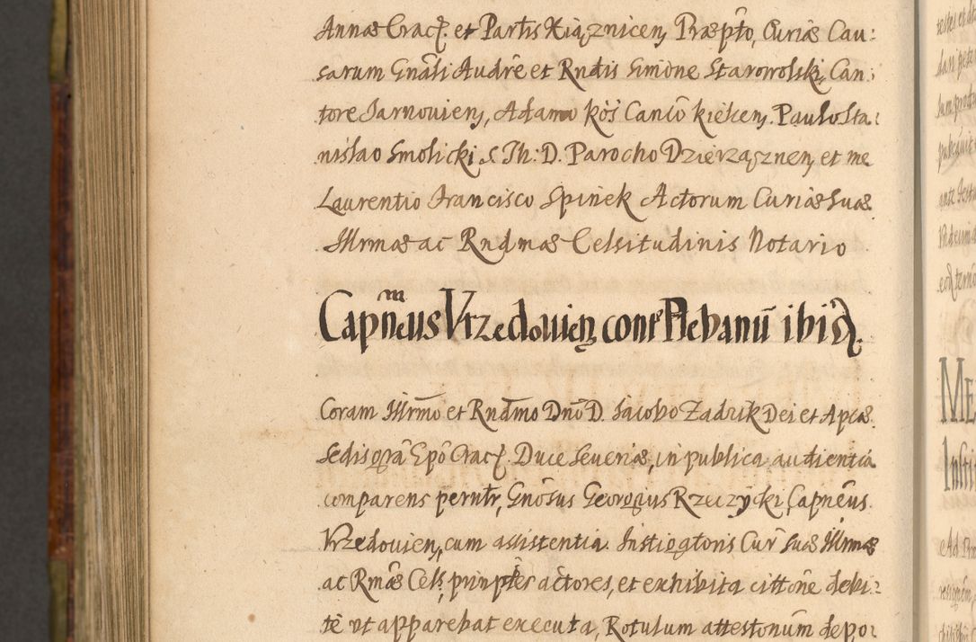 Zdjęcie nr 1102 dla obiektu archiwalnego: Acta episcopalia R. D. Jacobi Zadzik, episcopi Cracoviensis et ducis Severiae annorum 1639 et 1640. Volumen II