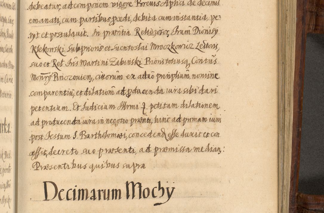 Zdjęcie nr 1095 dla obiektu archiwalnego: Acta episcopalia R. D. Jacobi Zadzik, episcopi Cracoviensis et ducis Severiae annorum 1639 et 1640. Volumen II