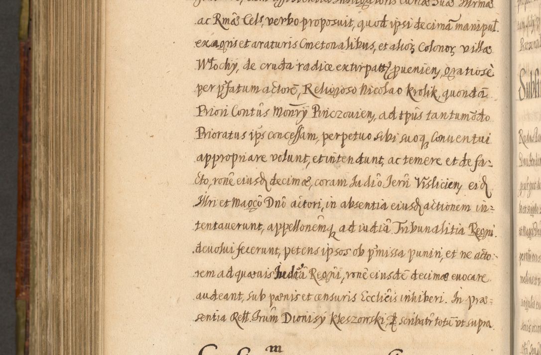 Zdjęcie nr 1096 dla obiektu archiwalnego: Acta episcopalia R. D. Jacobi Zadzik, episcopi Cracoviensis et ducis Severiae annorum 1639 et 1640. Volumen II