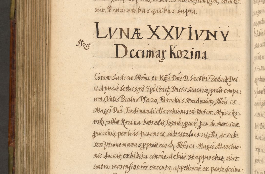 Zdjęcie nr 1092 dla obiektu archiwalnego: Acta episcopalia R. D. Jacobi Zadzik, episcopi Cracoviensis et ducis Severiae annorum 1639 et 1640. Volumen II